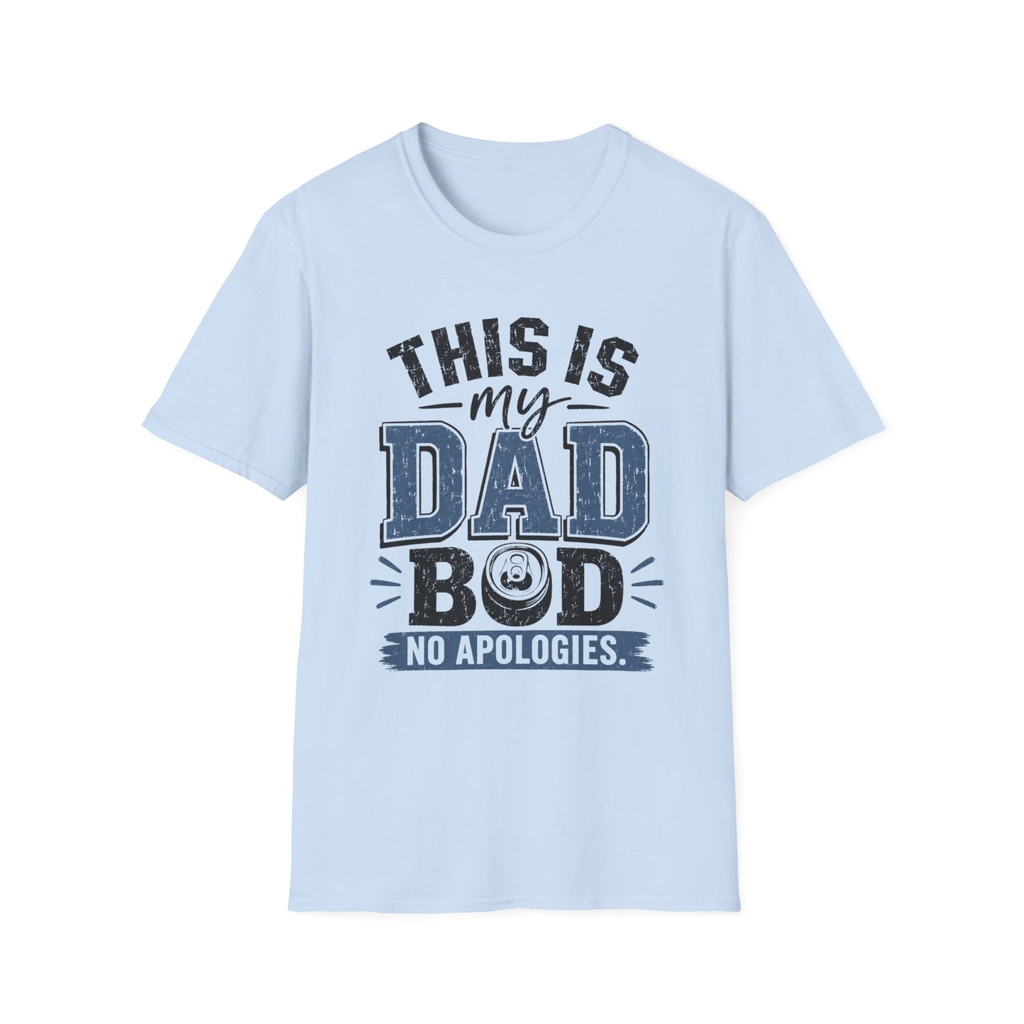 Dad Bod T-Shirt — "This Is My Dad Bod No Apologies" Vintage Father’s Day Tee