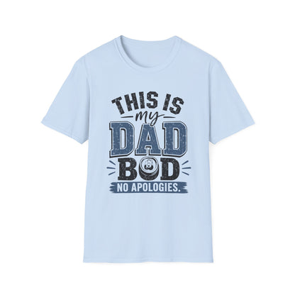 Dad Bod T-Shirt — "This Is My Dad Bod No Apologies" Vintage Father’s Day Tee