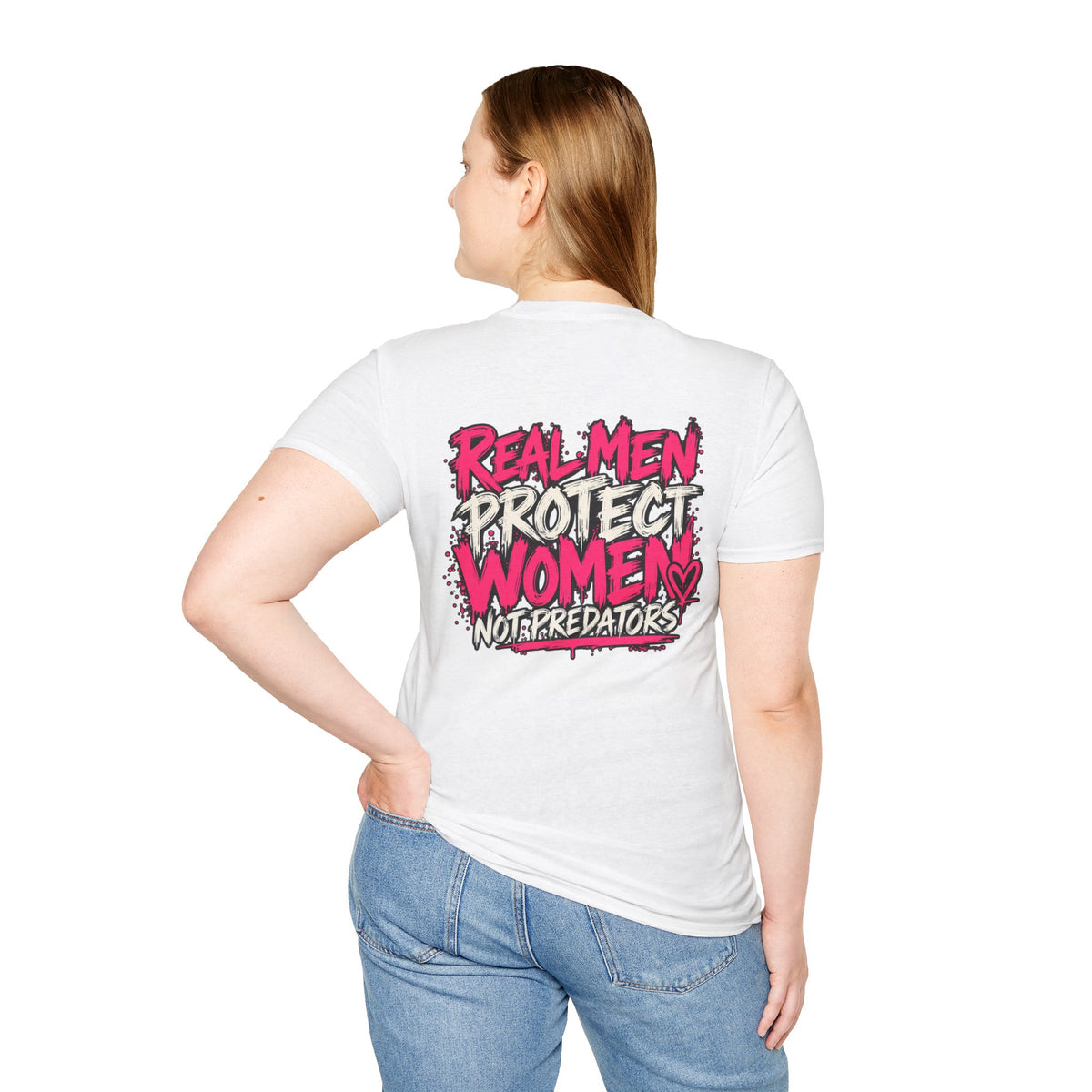 Real Men Protect Women Not Predators T-Shirt