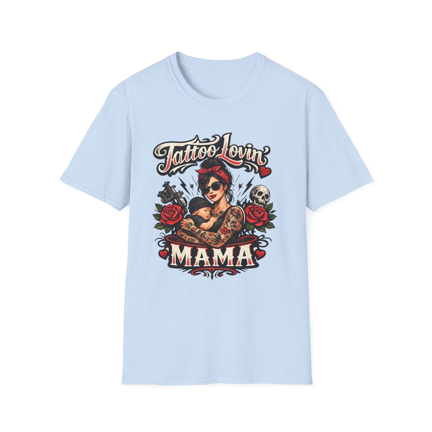 Tattoo Lovin' Mama T-Shirt — Retro Rockabilly Tattoo Mom Tee