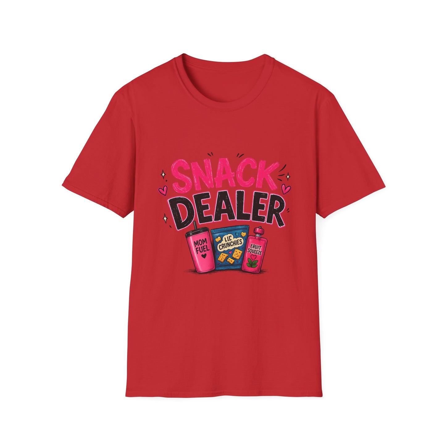 Snack Dealer T‑Shirt — Funny Candy & Chips Lover Tee