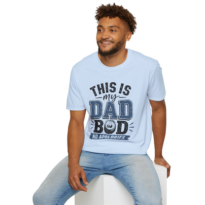 Dad Bod T-Shirt — "This Is My Dad Bod No Apologies" Vintage Father’s Day Tee