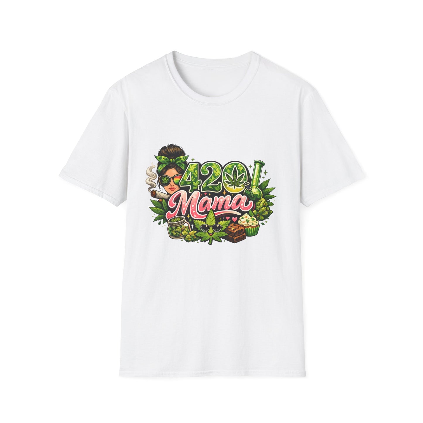 420 Mama T-Shirt — Funny Cannabis Mom Graphic Tee