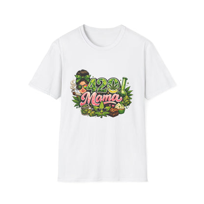 420 Mama T-Shirt — Funny Cannabis Mom Graphic Tee