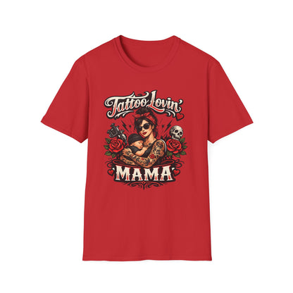 Tattoo Lovin' Mama T-Shirt — Retro Rockabilly Tattoo Mom Tee