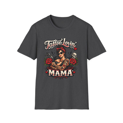 Tattoo Lovin' Mama T-Shirt — Retro Rockabilly Tattoo Mom Tee