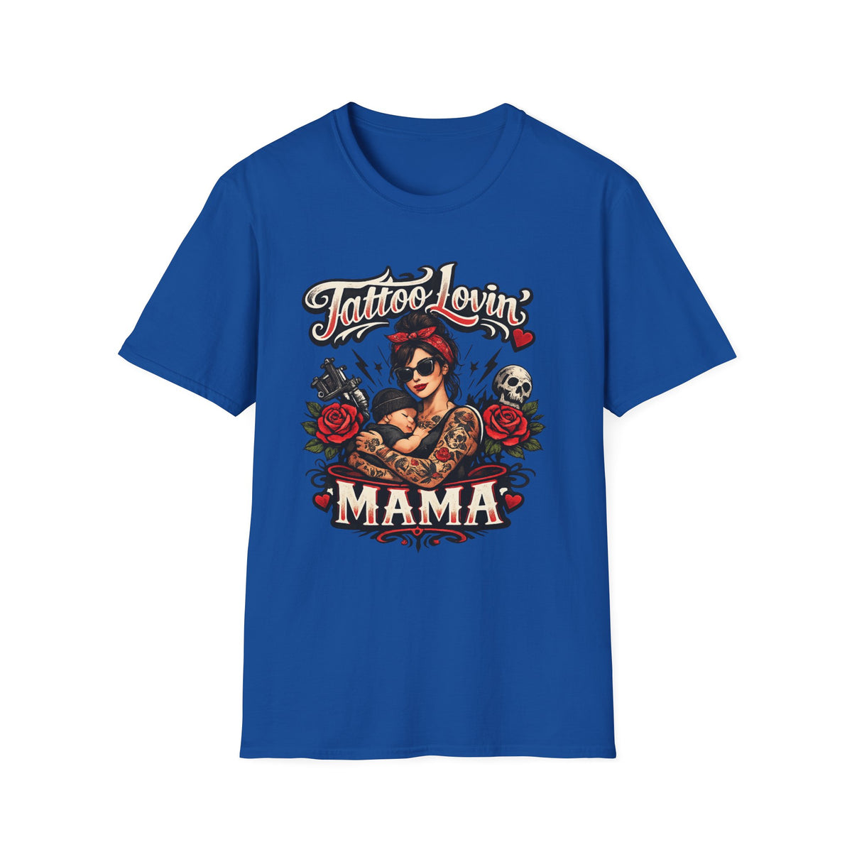 Tattoo Lovin' Mama T-Shirt — Retro Rockabilly Tattoo Mom Tee