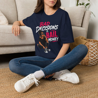 Bad Decisions & Bail Money T-Shirt — Funny Bachelorette Party Tee