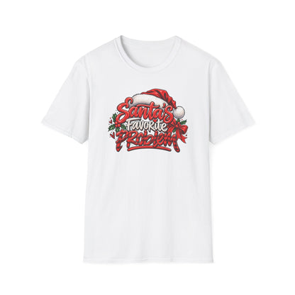 Santa’s Favorite Problem T-Shirt — Funny Holiday Christmas Tee
