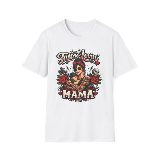 Tattoo Lovin' Mama T-Shirt — Retro Rockabilly Tattoo Mom Tee