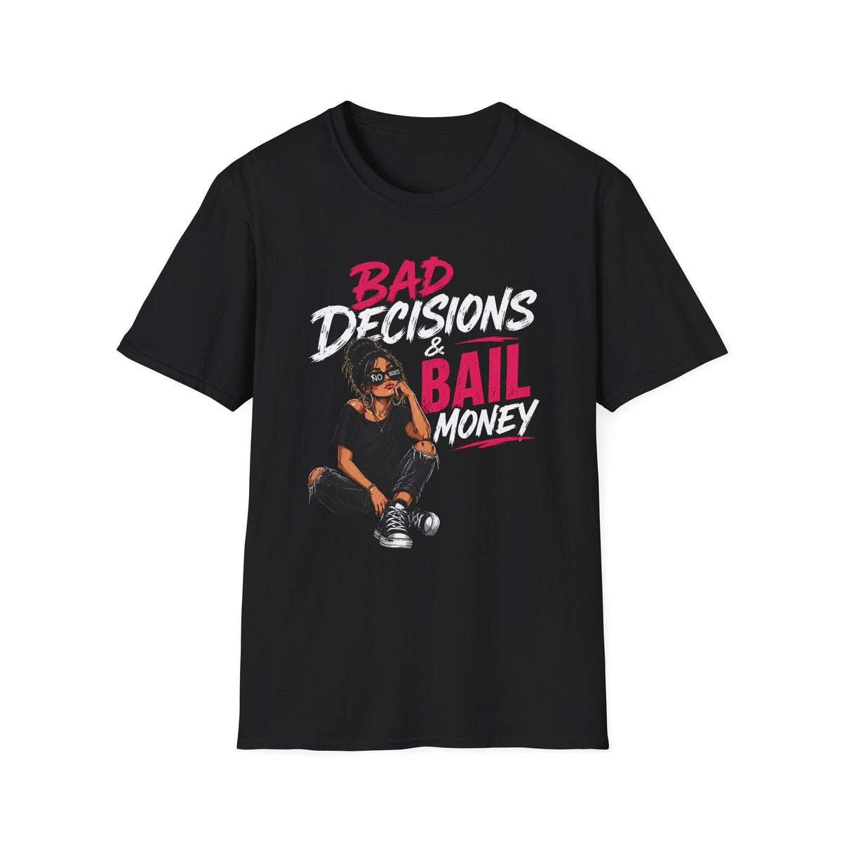 Bad Decisions & Bail Money T-Shirt — Funny Bachelorette Party Tee