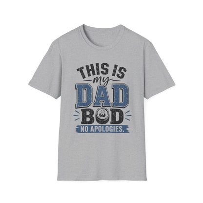 Dad Bod T-Shirt — "This Is My Dad Bod No Apologies" Vintage Father’s Day Tee