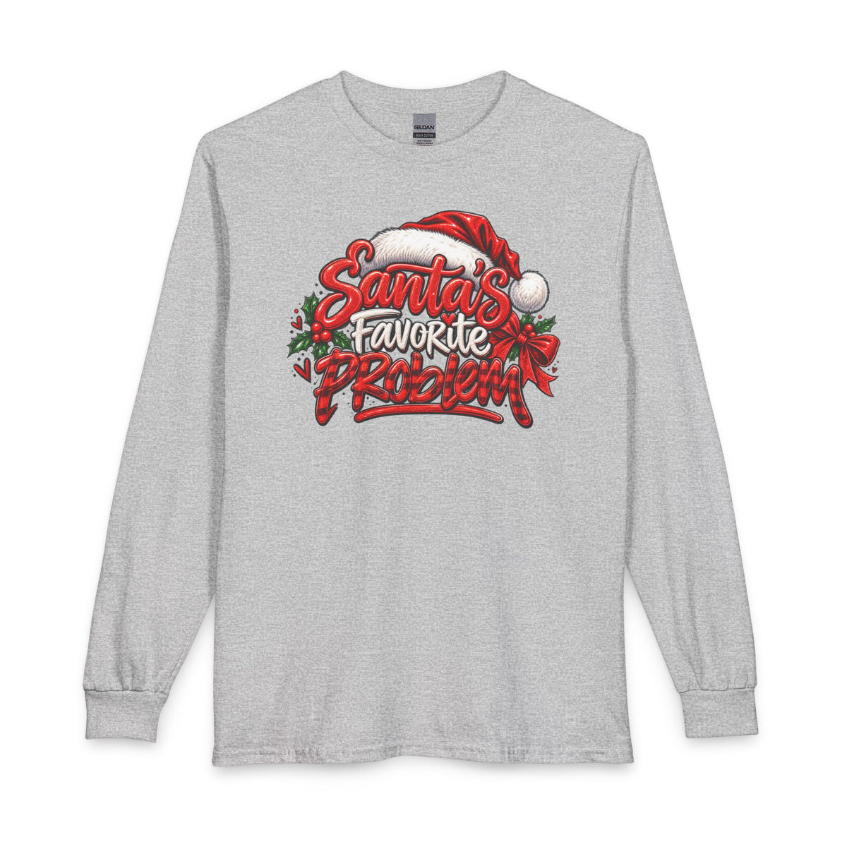 Santa's Favorite Problem Long Sleeve Tee