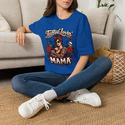 Tattoo Lovin' Mama T-Shirt — Retro Rockabilly Tattoo Mom Tee