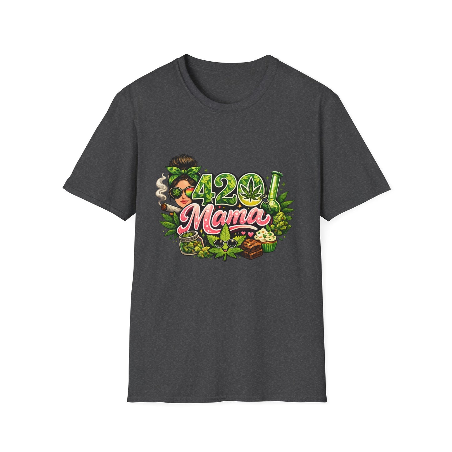 420 Mama T-Shirt — Funny Cannabis Mom Graphic Tee