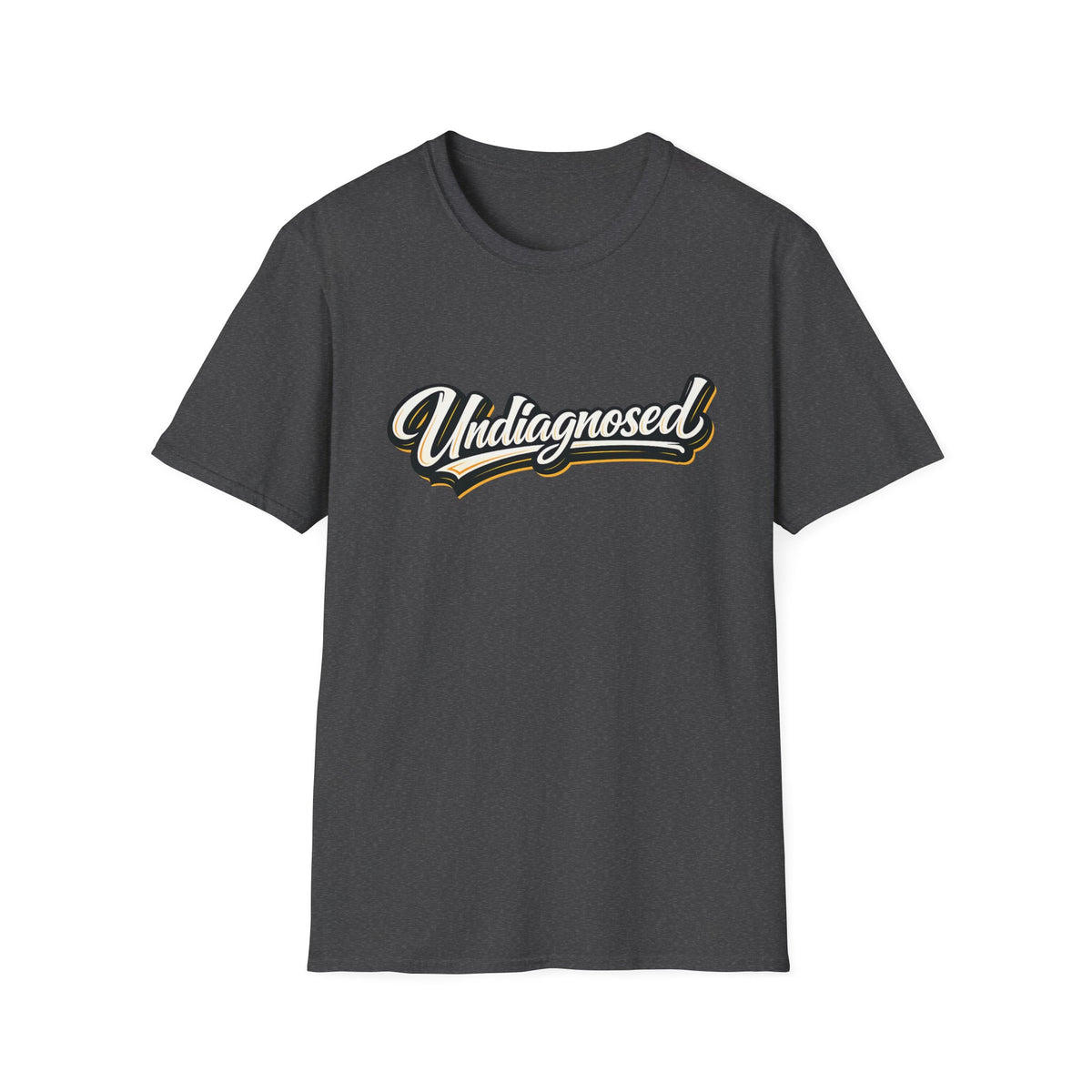 Undiagnosed Script T-Shirt — Awareness Graphic Tee