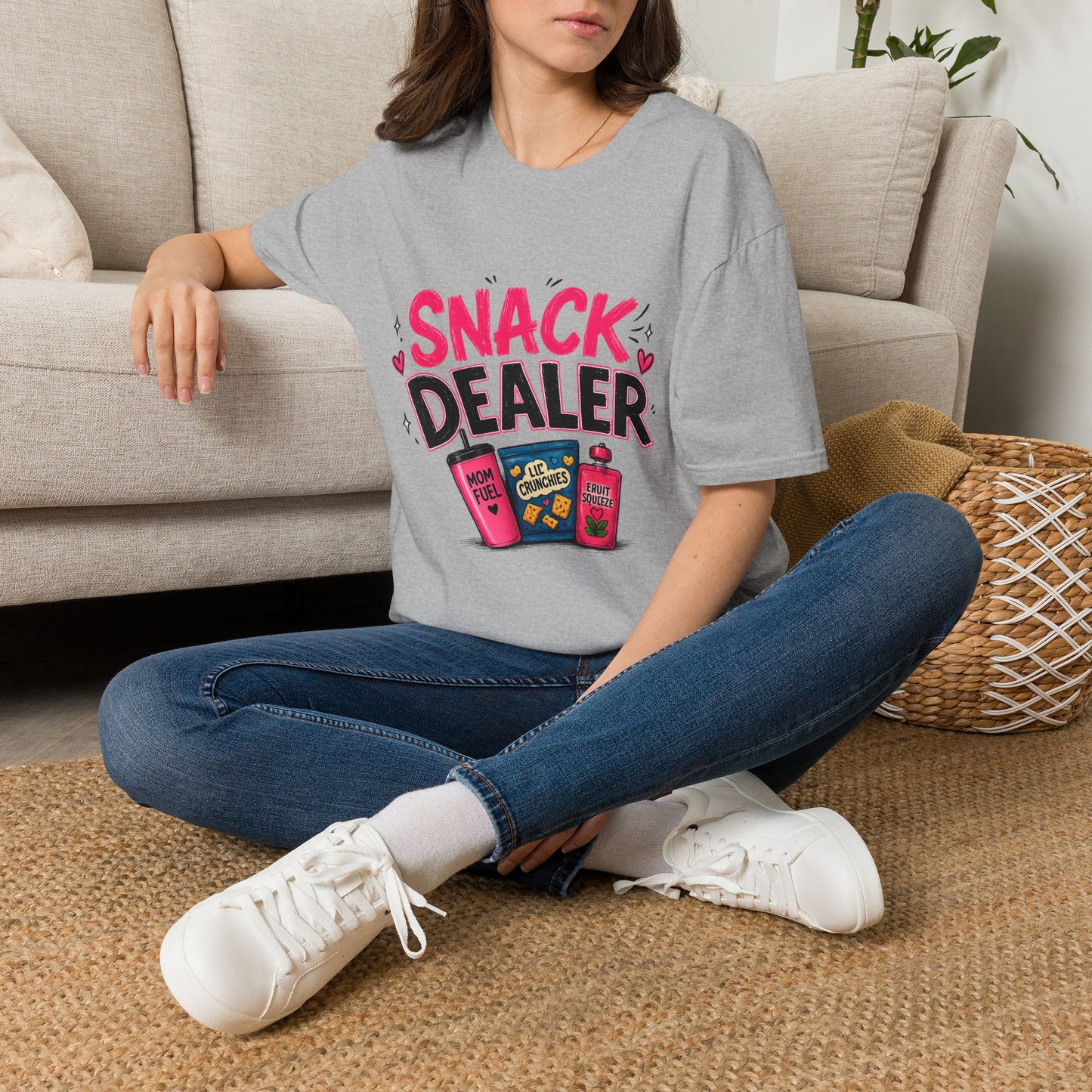 Snack Dealer T‑Shirt — Funny Candy & Chips Lover Tee