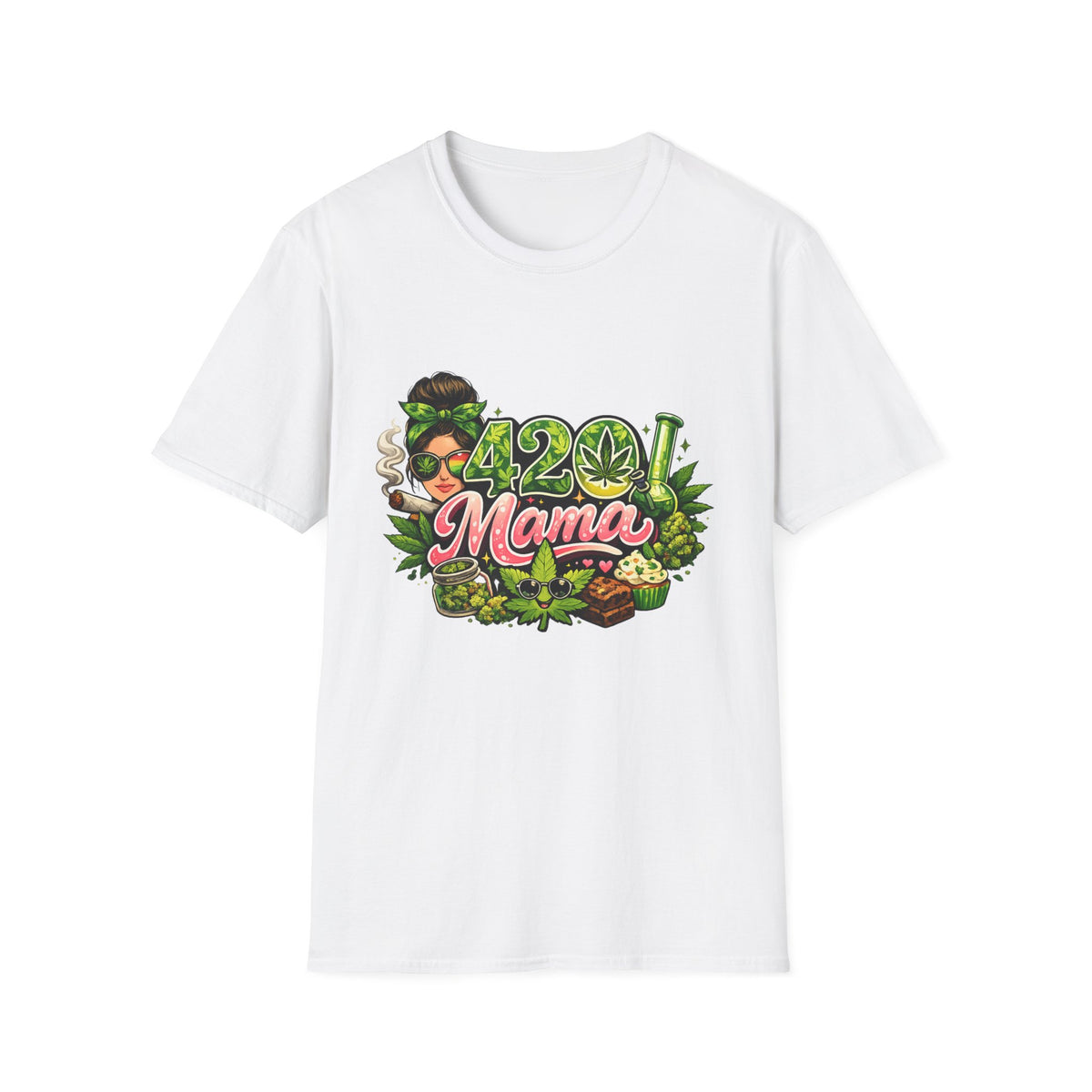 420 Mama T-Shirt — Funny Cannabis Mom Graphic Tee
