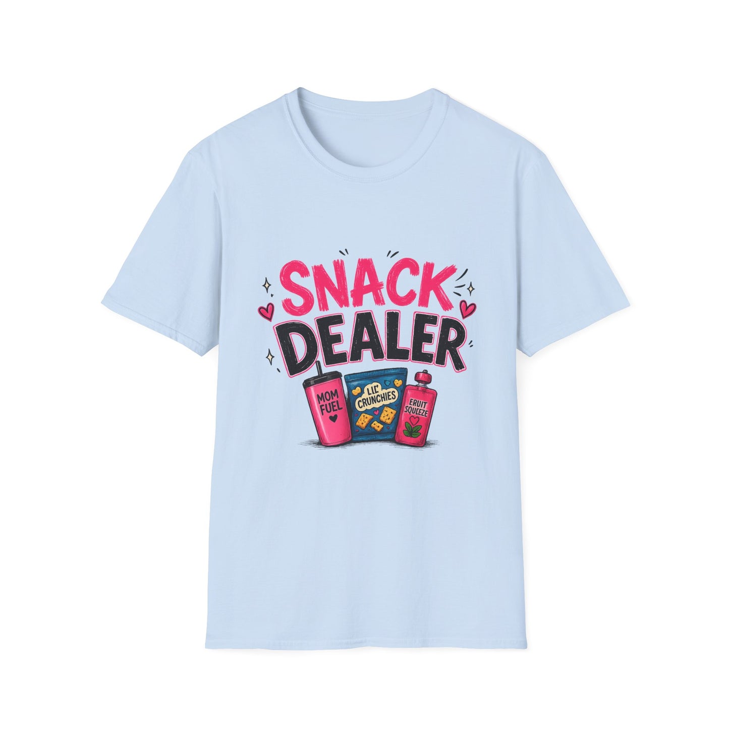 Snack Dealer T‑Shirt — Funny Candy & Chips Lover Tee