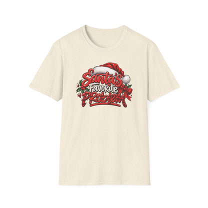 Santa’s Favorite Problem T-Shirt — Funny Holiday Christmas Tee