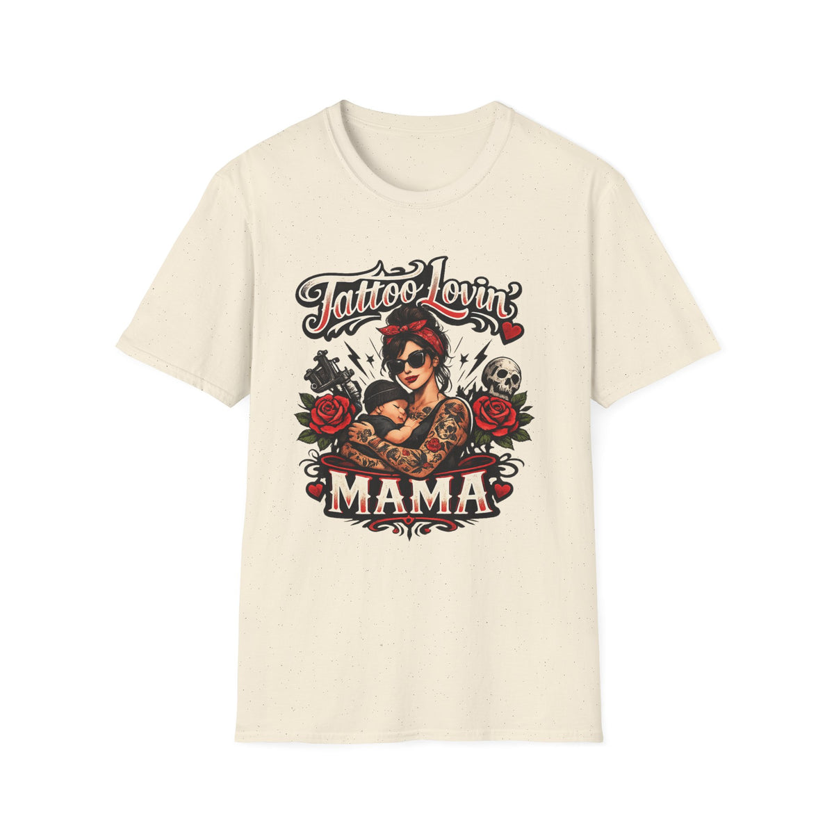 Tattoo Lovin' Mama T-Shirt — Retro Rockabilly Tattoo Mom Tee