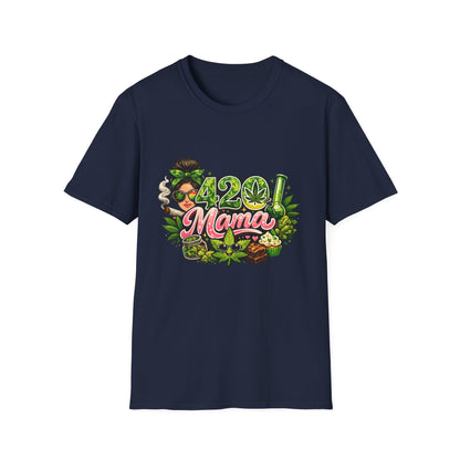 420 Mama T-Shirt — Funny Cannabis Mom Graphic Tee
