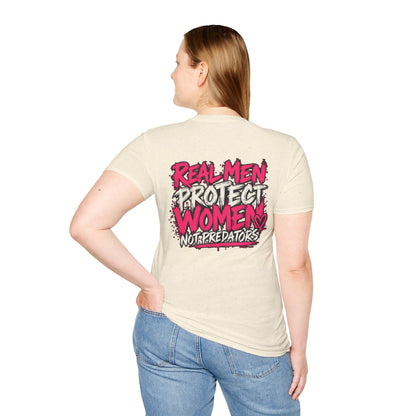 Real Men Protect Women Not Predators T-Shirt