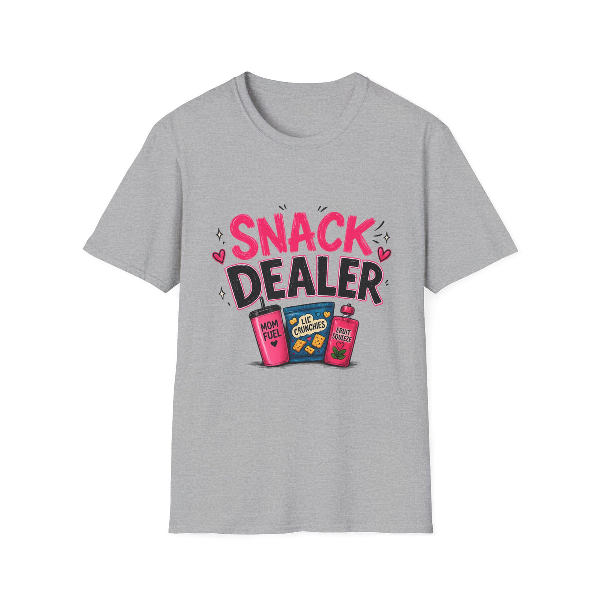 Snack Dealer T‑Shirt — Funny Candy & Chips Lover Tee
