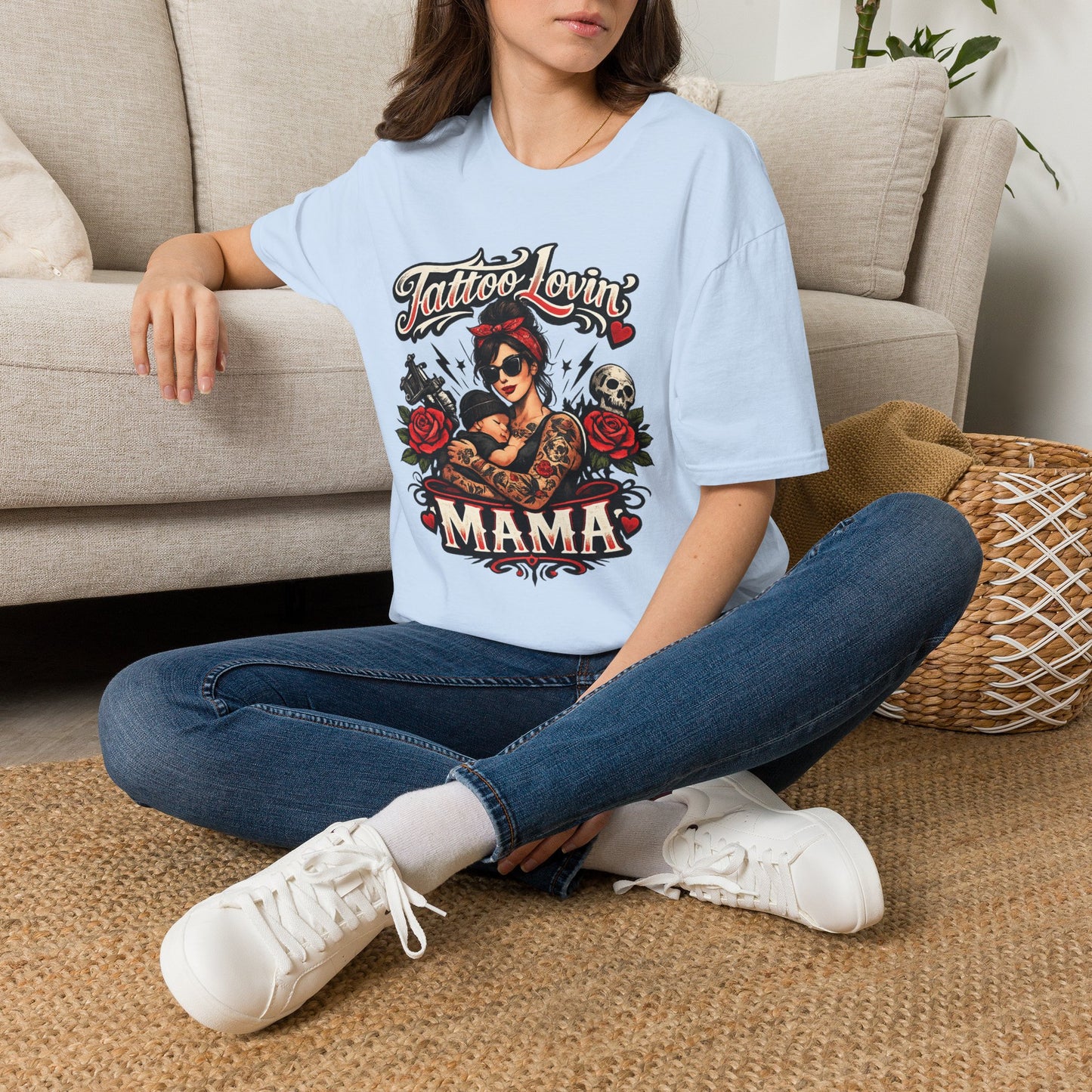 Tattoo Lovin' Mama T-Shirt — Retro Rockabilly Tattoo Mom Tee