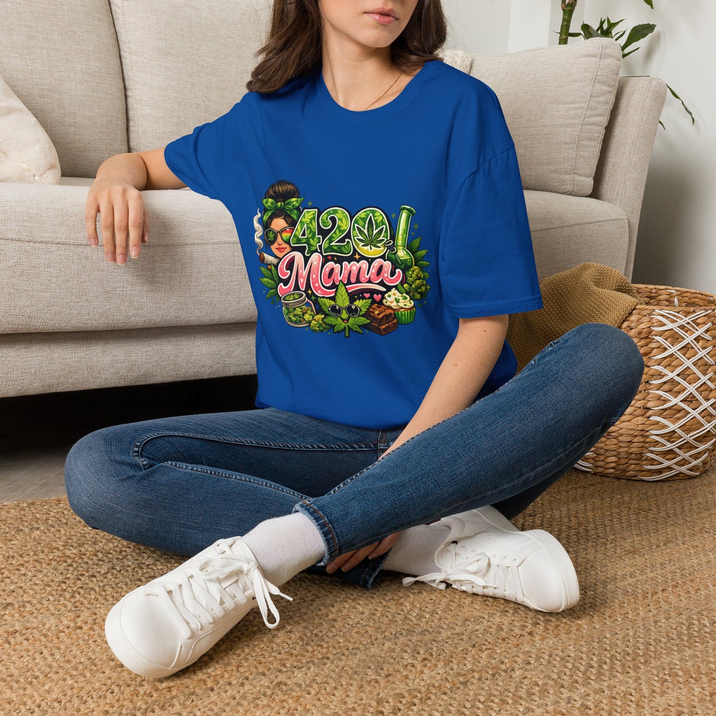 420 Mama T-Shirt — Funny Cannabis Mom Graphic Tee