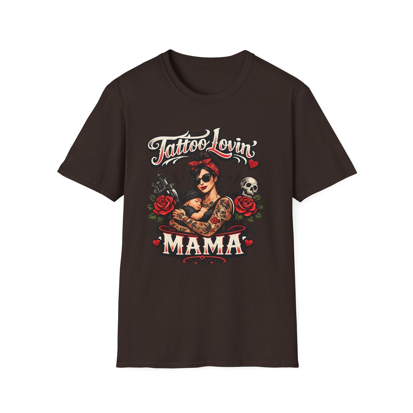 Tattoo Lovin' Mama T-Shirt — Retro Rockabilly Tattoo Mom Tee