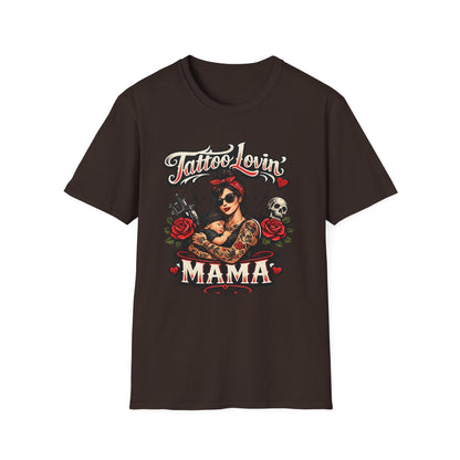 Tattoo Lovin' Mama T-Shirt — Retro Rockabilly Tattoo Mom Tee