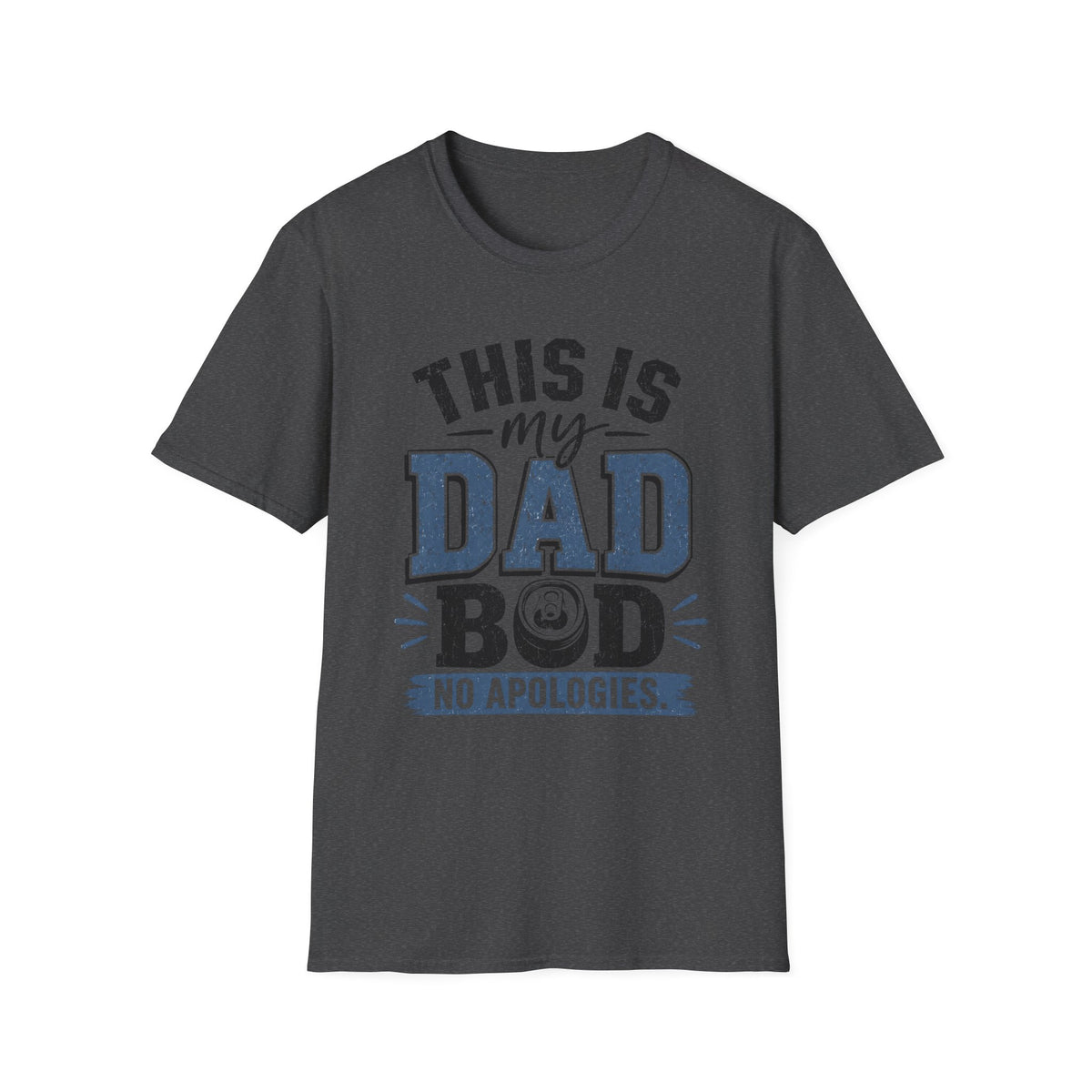 Dad Bod T-Shirt — "This Is My Dad Bod No Apologies" Vintage Father’s Day Tee