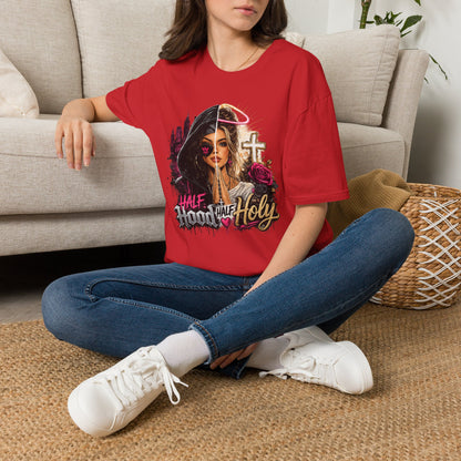 Half Bad Half Holy T-Shirt — Dual-Face Angel & Rebel Graphic Tee