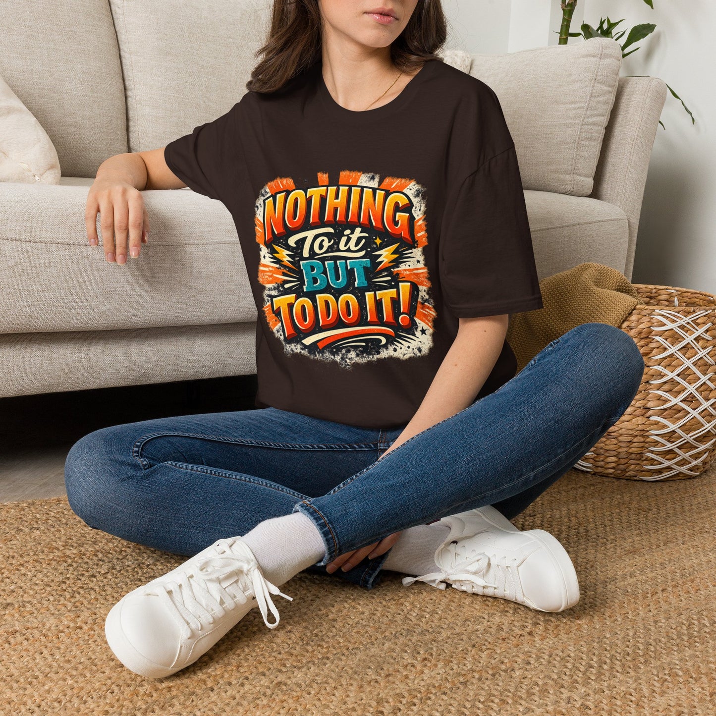 Motivational Retro Tee — “Nothing To It But To Do It!”