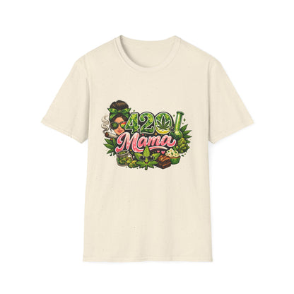 420 Mama T-Shirt — Funny Cannabis Mom Graphic Tee