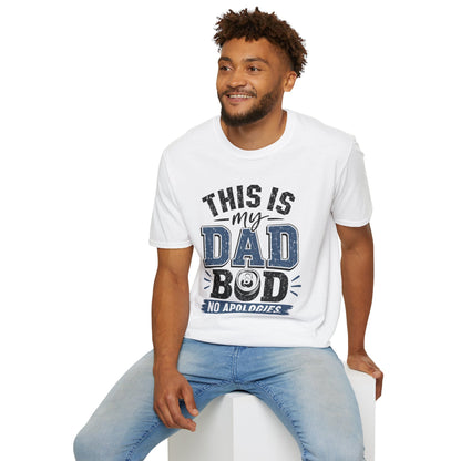 Dad Bod T-Shirt — "This Is My Dad Bod No Apologies" Vintage Father’s Day Tee