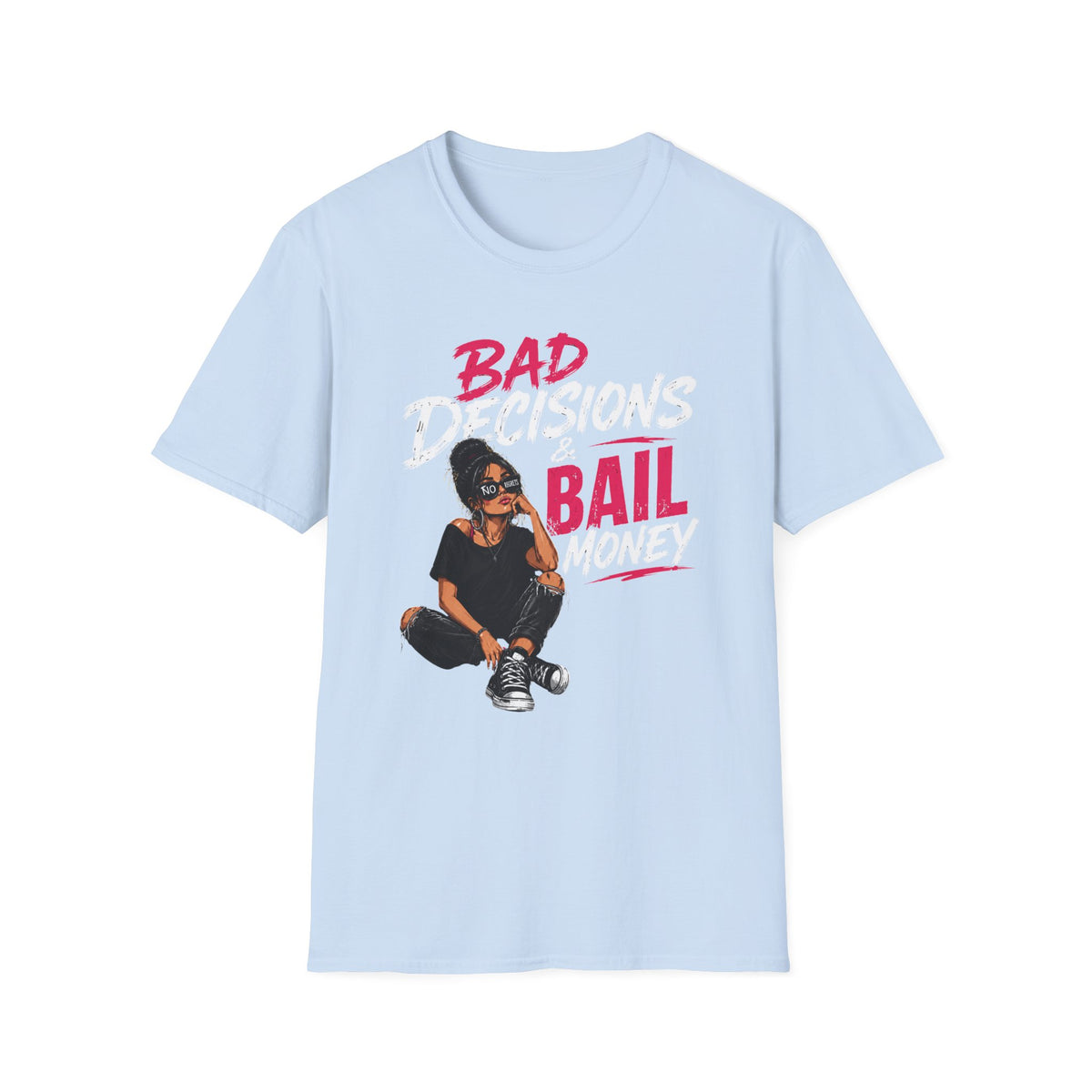 Bad Decisions & Bail Money T-Shirt — Funny Bachelorette Party Tee