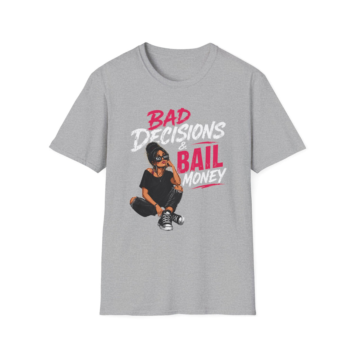 Bad Decisions & Bail Money T-Shirt — Funny Bachelorette Party Tee