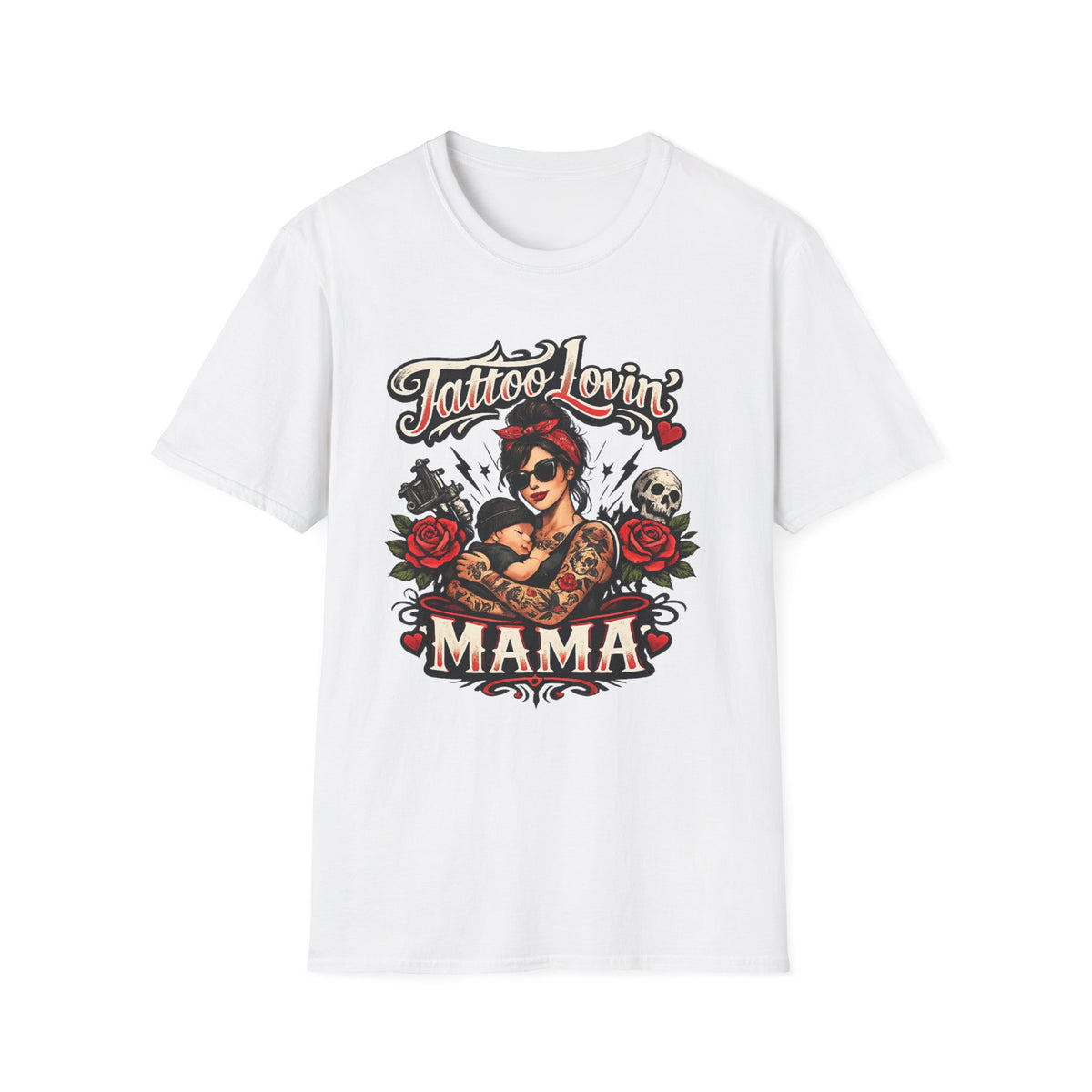 Tattoo Lovin' Mama T-Shirt — Retro Rockabilly Tattoo Mom Tee