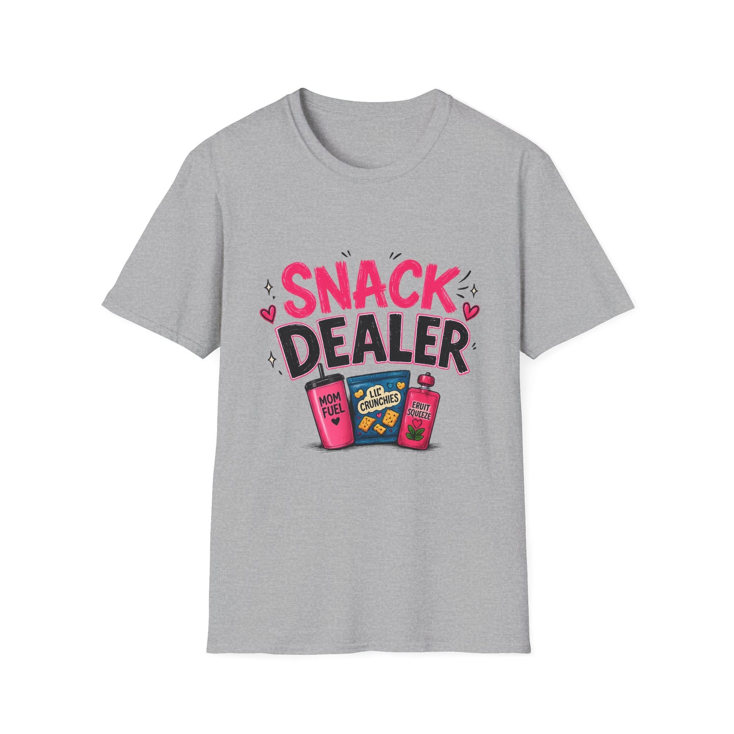 Snack Dealer T‑Shirt — Funny Candy & Chips Lover Tee