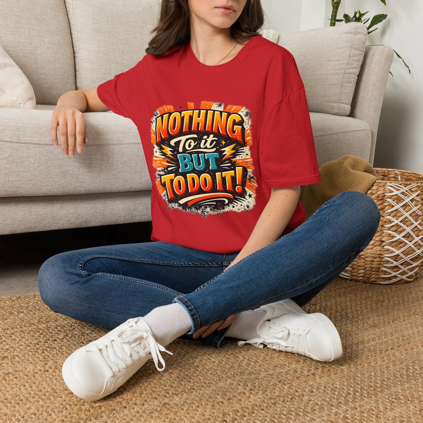 Motivational Retro Tee — “Nothing To It But To Do It!”