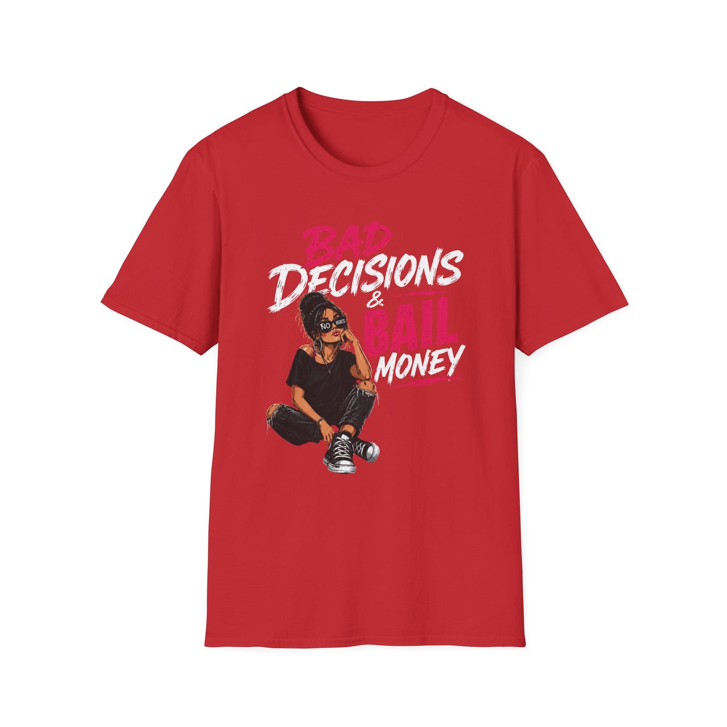Bad Decisions & Bail Money T-Shirt — Funny Bachelorette Party Tee