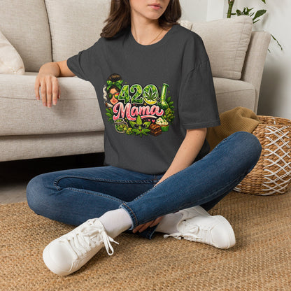 420 Mama T-Shirt — Funny Cannabis Mom Graphic Tee