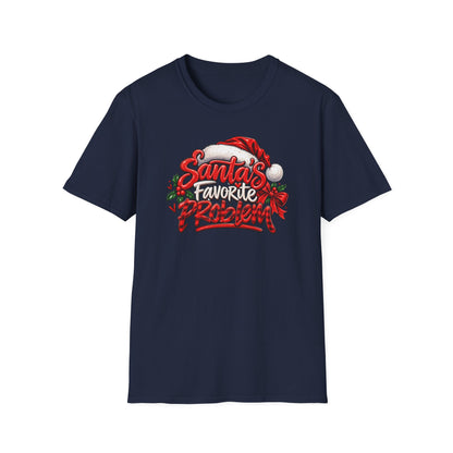 Santa’s Favorite Problem T-Shirt — Funny Holiday Christmas Tee